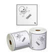 Dangerous Goods Label Roll Toxic 6.1 Printed White/Black, 99mm x 99mm, 500 Labels Roll